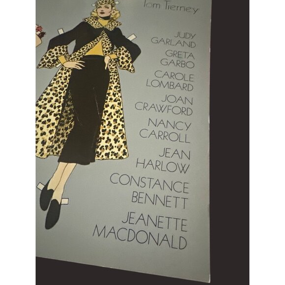 Glamorous Movie Stars Of The Thirties Paper Dolls Tom Tierney 1978 Dover uncut - Picture 2 of 7